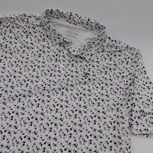 Straight Down Shirt Mens L Golf Performance Polo Stretch AOP Poker Chips Aces